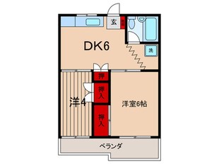 オ－タムヒルズの物件間取画像